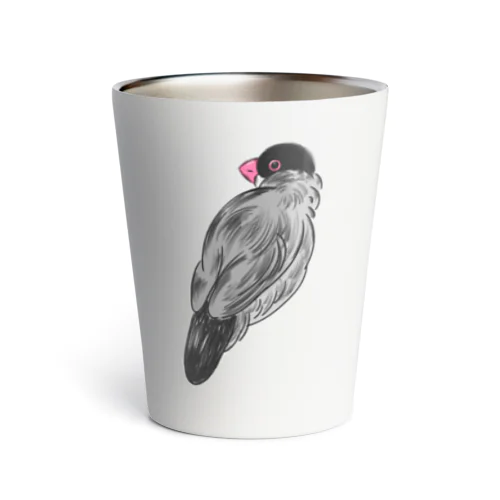 ふさふさ文鳥くん Thermo Tumbler