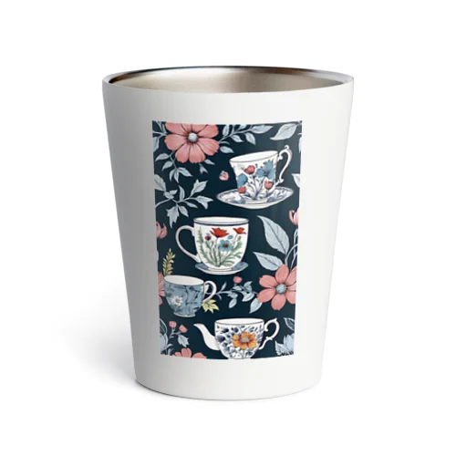 花の詩カップ(The Flower Poetry Cup) Thermo Tumbler