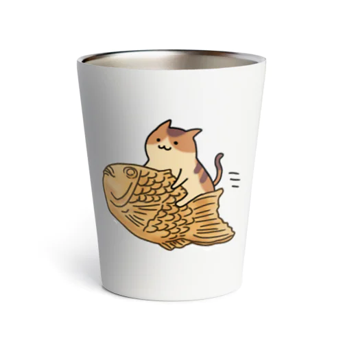 どらやき猫とたい焼き Thermo Tumbler