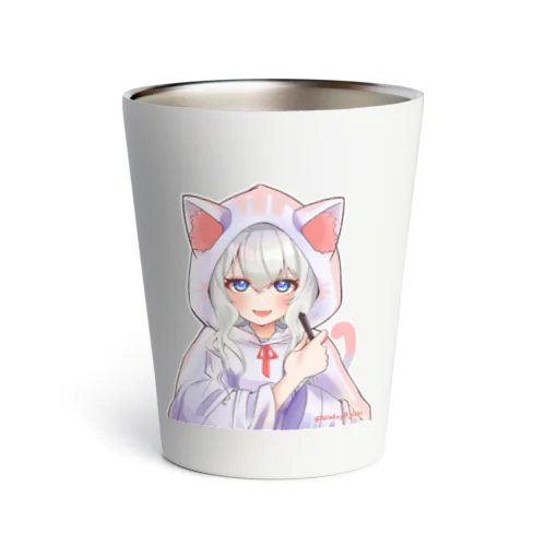 ペンを持つ代理ちゃん Thermo Tumbler