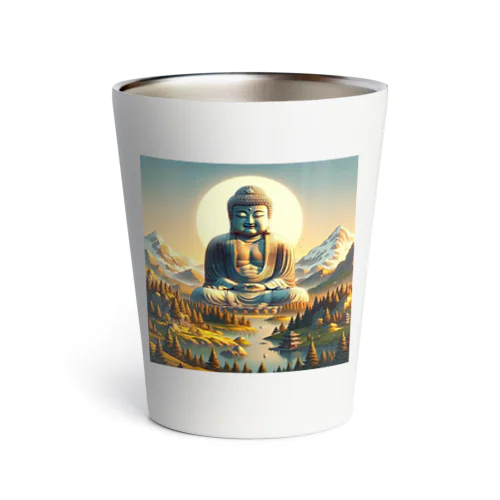 Majestic Serenity: Dawn of Enlightenment Thermo Tumbler