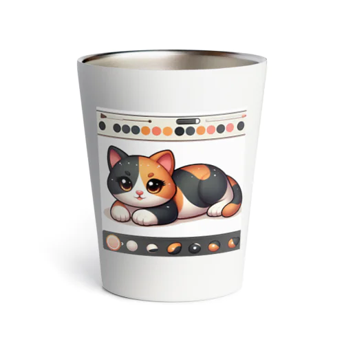 三毛猫ペイント Thermo Tumbler