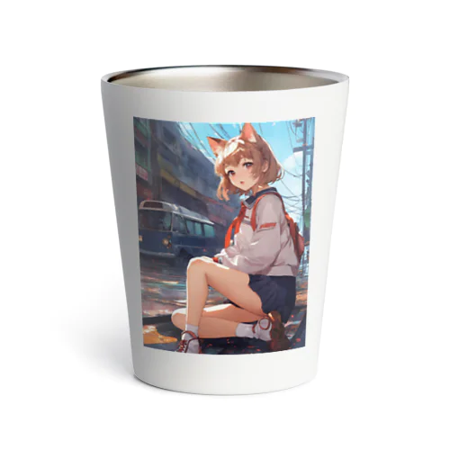 二次元の女の子 Thermo Tumbler