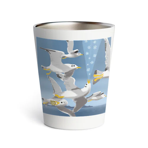 カモメ　seagulls   Thermo Tumbler