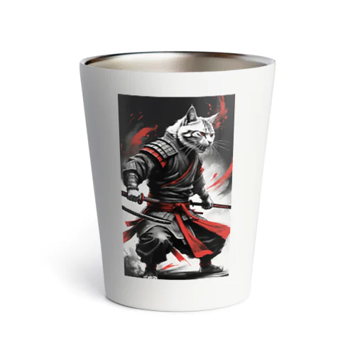 サムライ猫パート1[SAMURAI　CAT] Thermo Tumbler