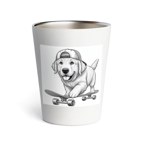 スケートボード犬 Thermo Tumbler