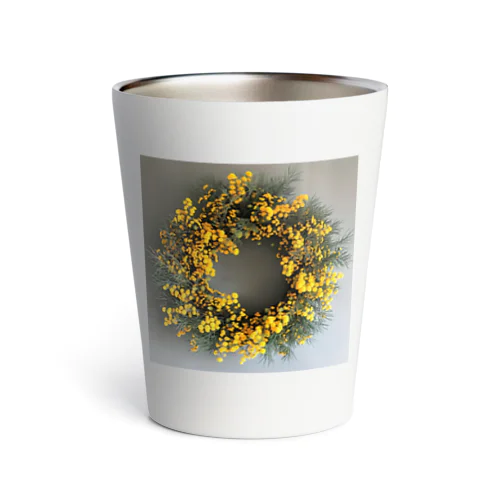 ミモザの花をりース　なでしこ1478 Thermo Tumbler