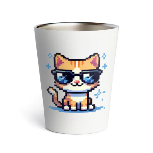 きらりんサングラスにゃんこ Thermo Tumbler