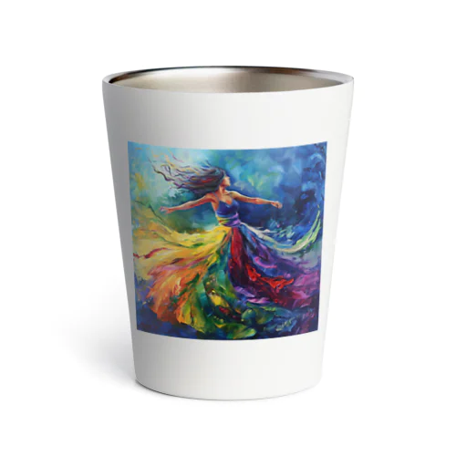 風に揺れる絵画 Thermo Tumbler