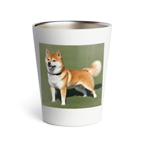 かわいい柴犬　赤毛 Thermo Tumbler