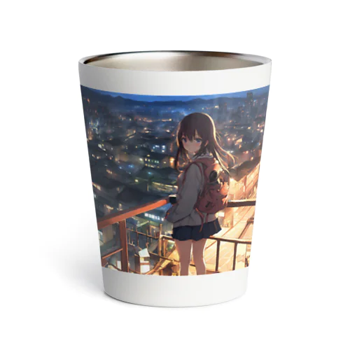 二次元の女の子 Thermo Tumbler