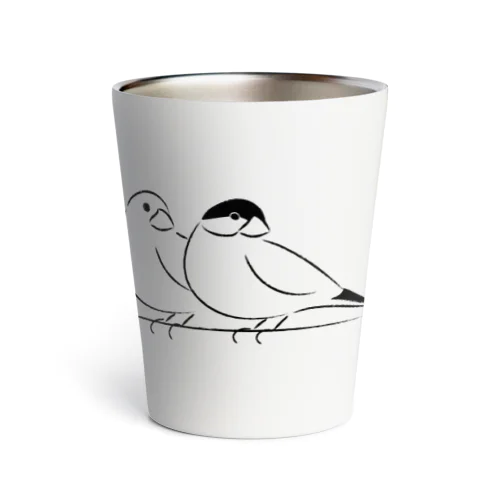 なかよし文鳥 Thermo Tumbler