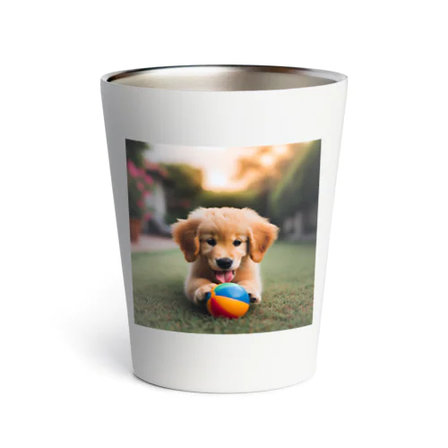 かわいい犬 Thermo Tumbler