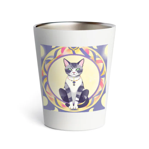 猫と魔法陣 Thermo Tumbler