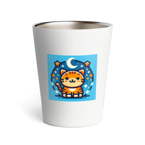 幸せになりたいチャト猫グッズ Thermo Tumbler