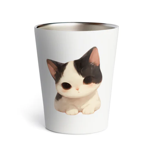 モノクロ猫 Thermo Tumbler