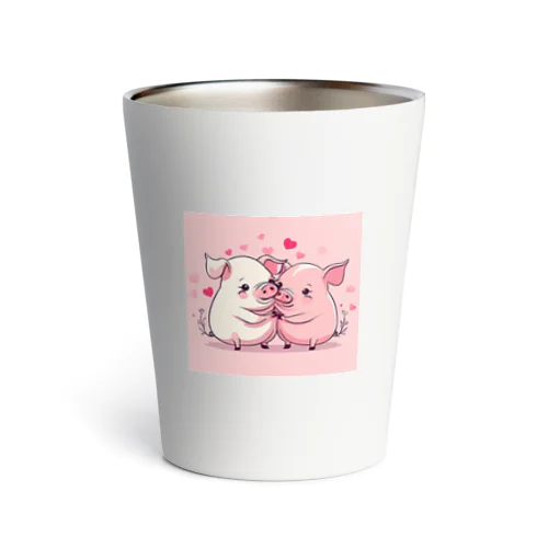 子豚ちゃんのかわいいグッズ Thermo Tumbler