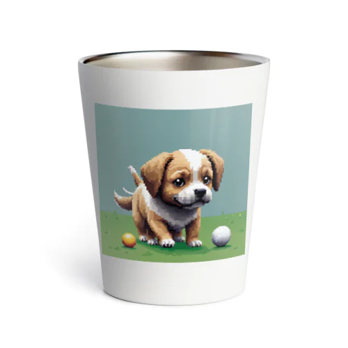 尻尾を振る犬 Thermo Tumbler