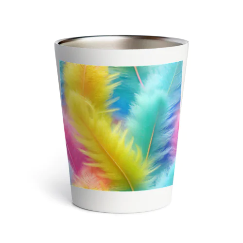 羽根のカレイドスコープ Thermo Tumbler