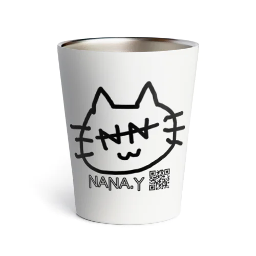 NANA猫ちゃん(NANAサングラスver.) Thermo Tumbler