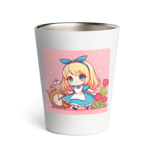 不思議の国のアリス少女 Thermo Tumbler