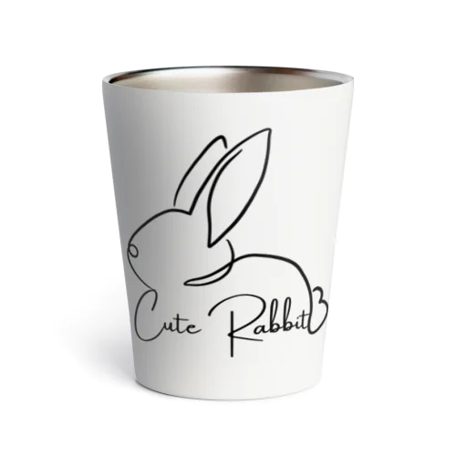 Cute Rabbit Thermo Tumbler