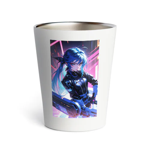 サイバーパンク　2次元美少女 Thermo Tumbler