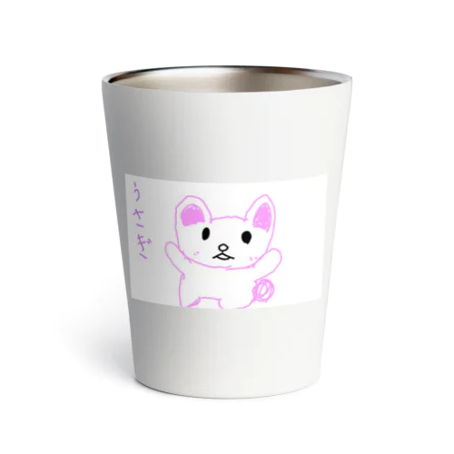 8さいが描いたうさぎ Thermo Tumbler