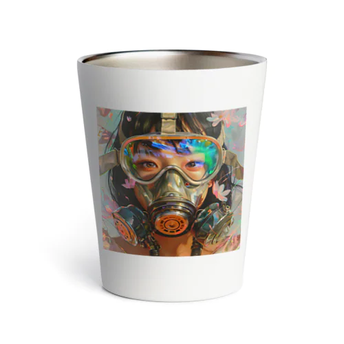 gasmask girl spring 2024 Thermo Tumbler