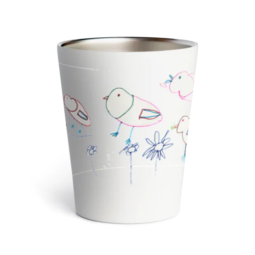 朝☀ by 5-year-old Thermo Tumbler