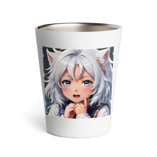 もふもふの美少女甘える Thermo Tumbler