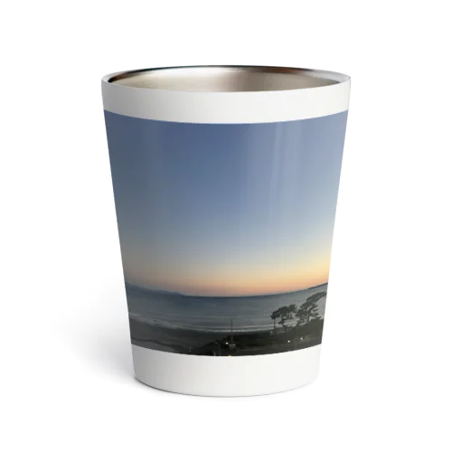 ただの夕方の海 Thermo Tumbler