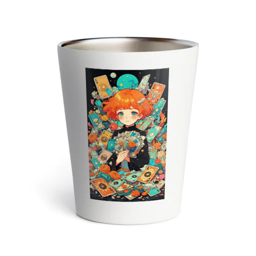 トランプ占いの少女 アメジスト 2846 Thermo Tumbler