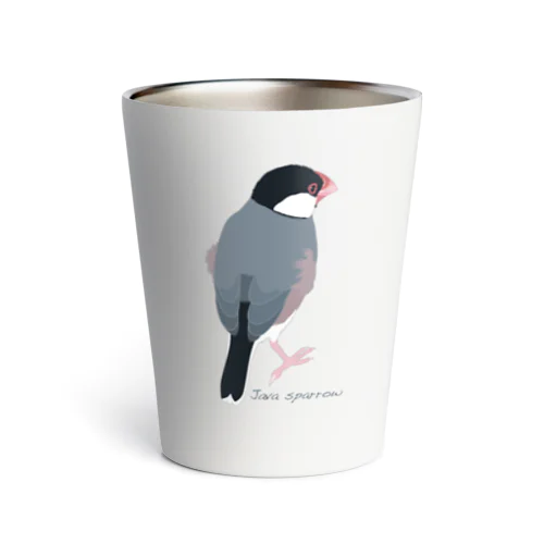 たそがれ桜文鳥 Thermo Tumbler