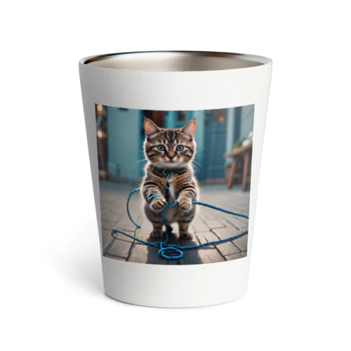 縛られた猫 Thermo Tumbler