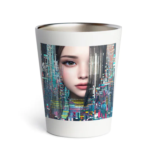 AI美女 Thermo Tumbler