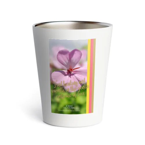 お花・Find healing and warmth in the gentle embrace of love. Thermo Tumbler