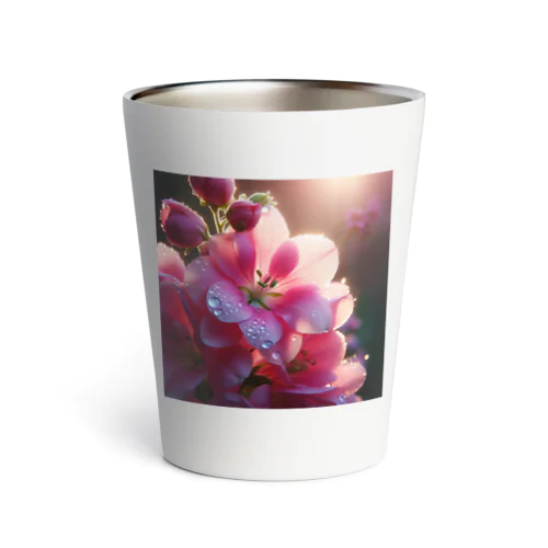 4月17日の誕生花　ラークスパー Thermo Tumbler