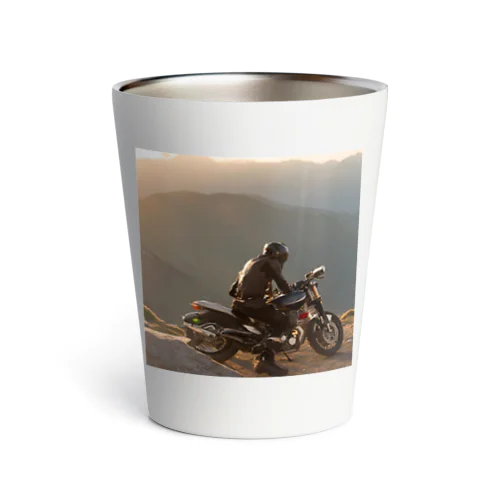 山頂の黄昏時 Thermo Tumbler