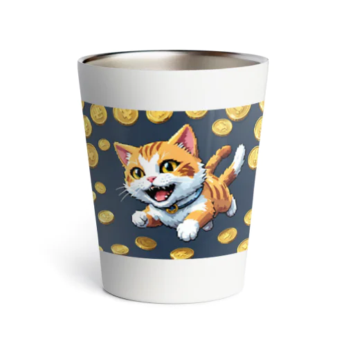 猫に小判 Thermo Tumbler