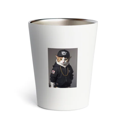 ヒップホップ猫 Thermo Tumbler