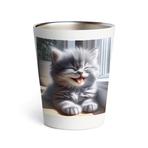 あかんべにゃんこNo.4 Thermo Tumbler