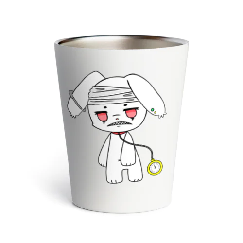 白うさぎ Thermo Tumbler