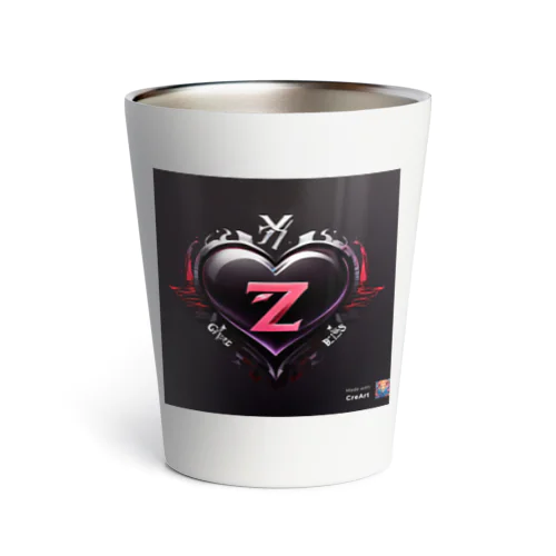 Black heart Thermo Tumbler