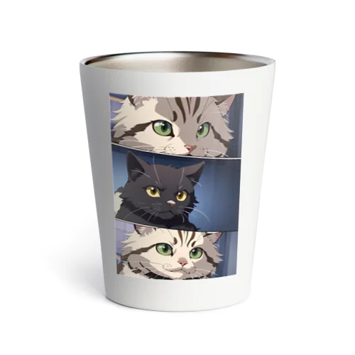 猫 Thermo Tumbler