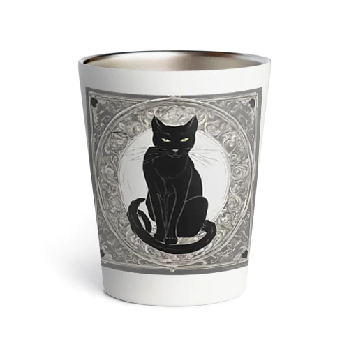 黒猫 Thermo Tumbler