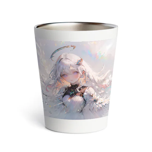 White Melting Angel Thermo Tumbler