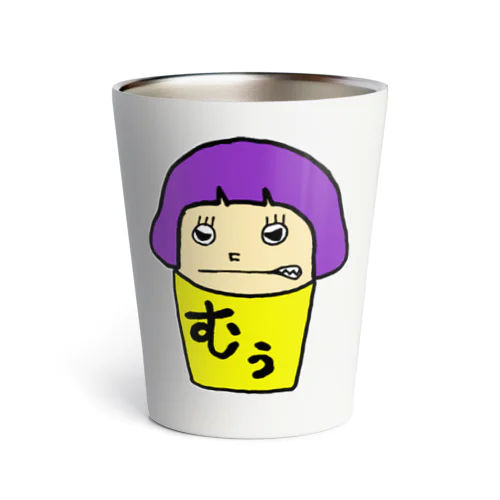 四角いちゃん(怒) Thermo Tumbler