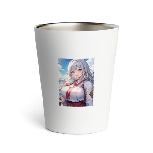 巫女姿のママ Thermo Tumbler