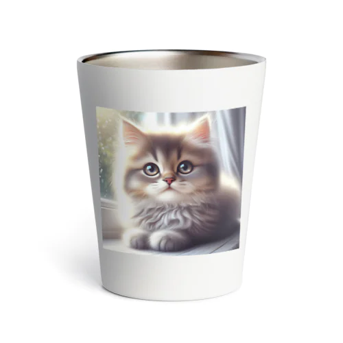 子猫のキャラクターグッズです。 Thermo Tumbler